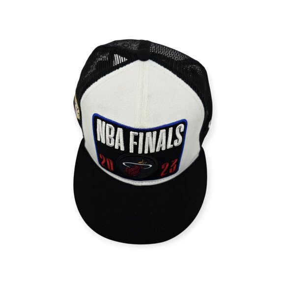 Era 9FIFTY Trucker Miami Heat 2023 NBA Finals Basketball SnapBack Hat Cap - Picture 1 of 7